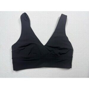 Lululemon Align V-Neck Bra Light Support, A/B Cup, Size 10 Black